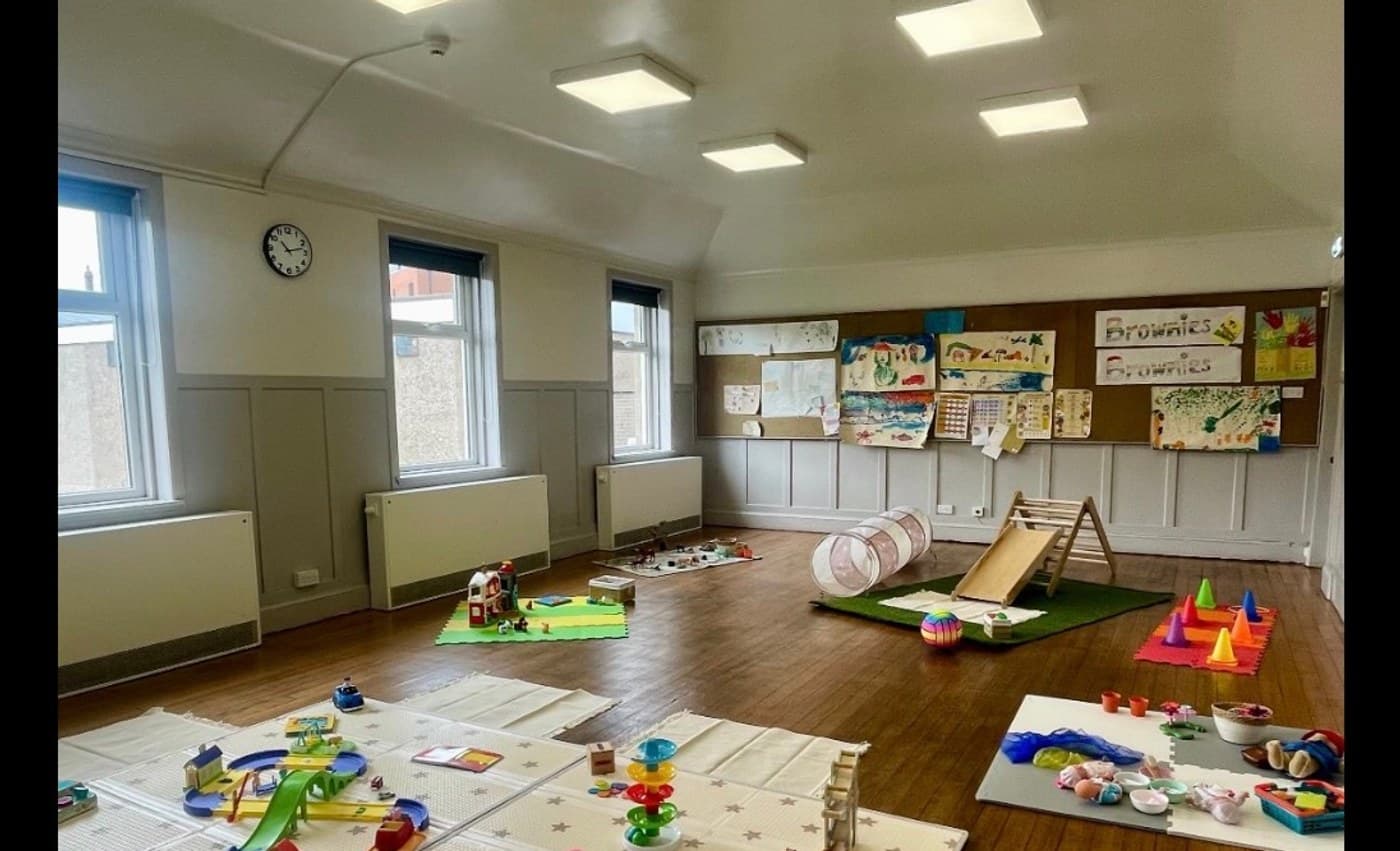 The play-based Little Talkers room set up for a session